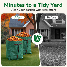 GreatBuddy lawn bag wide opening speeds filling