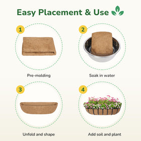 GreatBuddy natural coconut fiber is non-toxic and plant-friendly.
