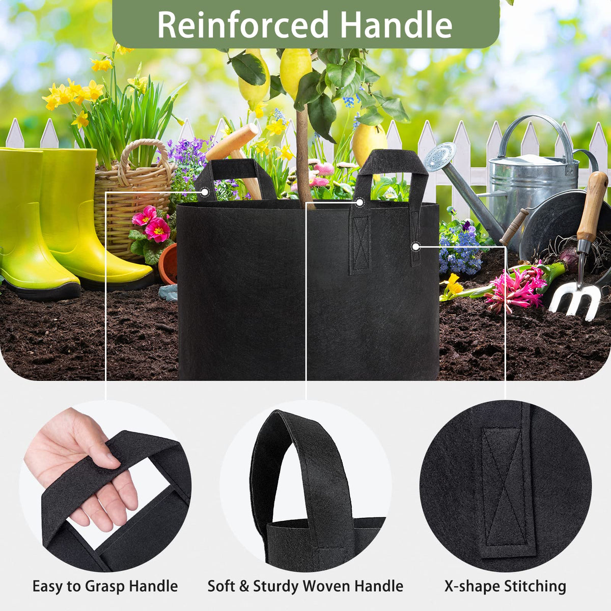 GreatBuddy bag is washable and reusable for multiple seasons.
