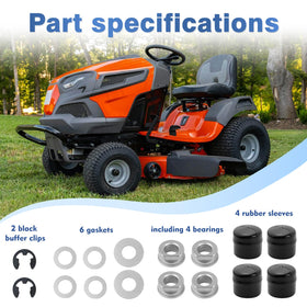 Greatshow 532009040 black buffer clips showcase secure mounting and vibration reduction