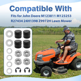 Greatshow 532009040 compatible-models label shows broad mower compatibility