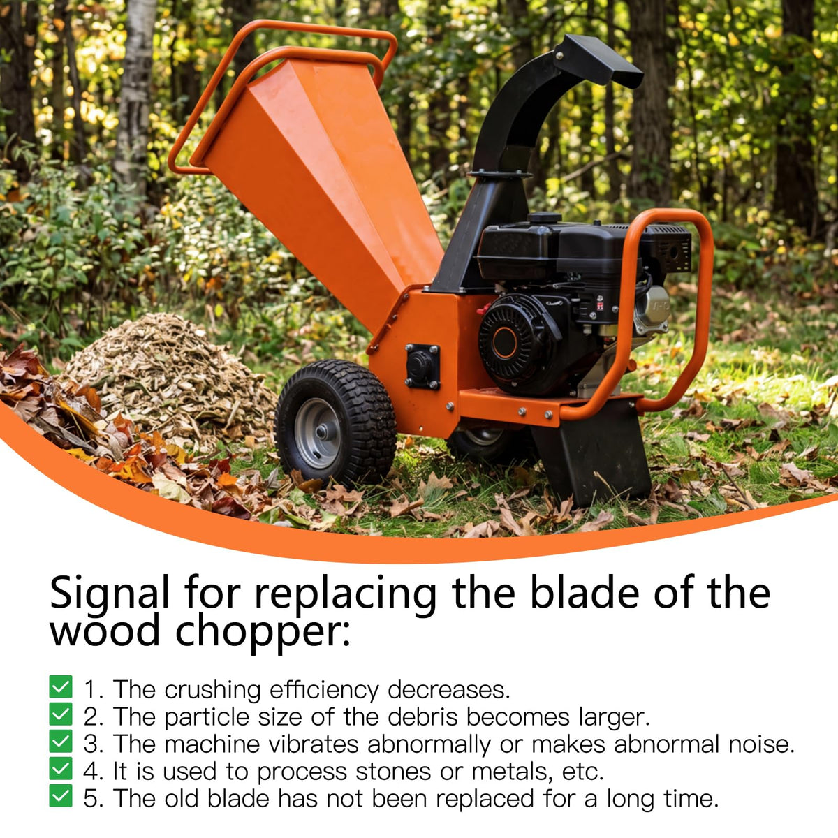Greatshow Chipper Blade includes one replacement blade ready for use