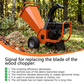 Greatshow Chipper Blade includes one replacement blade ready for use