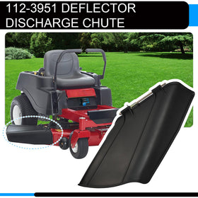 Greatshow deflector chute for TimeCutter SS4200 aids efficient mowing.