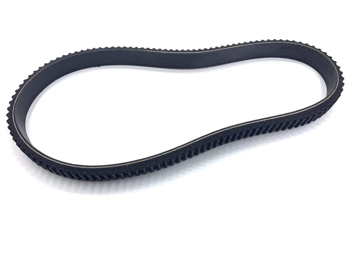 Close-up of Greatshow GT37401 belt on Husqvarna RS800P replacement.