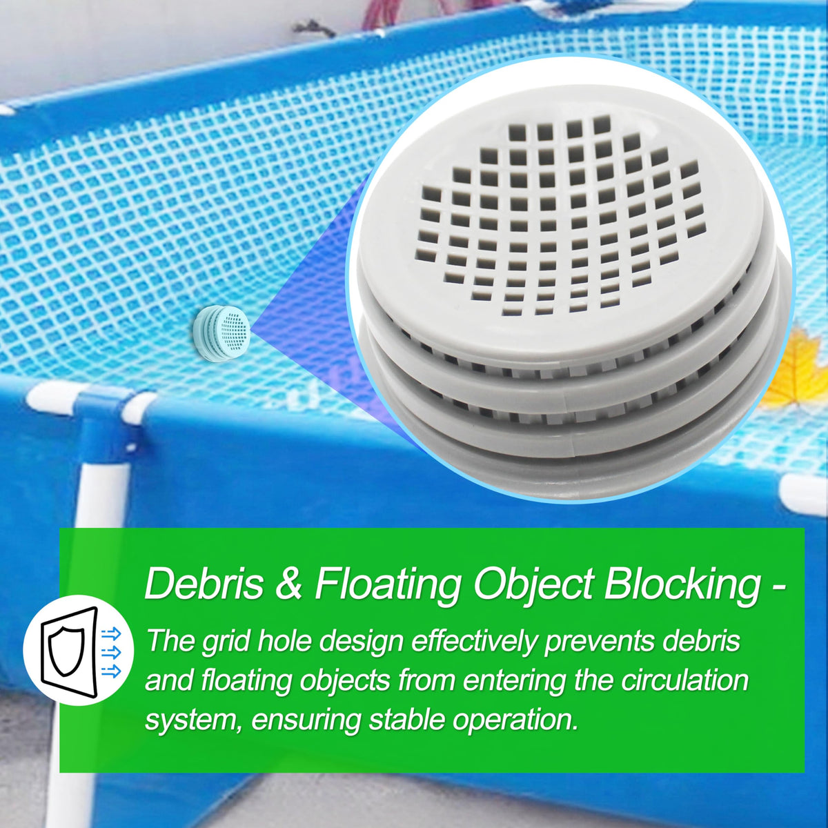 GREATUS 25022E strainer grids keep filtration paths clear during operation