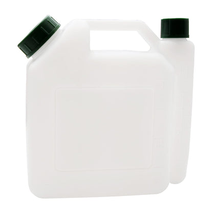 Grebizan 1L fuel mixing bottle with pour spout for easy fuel mixing and pouring.