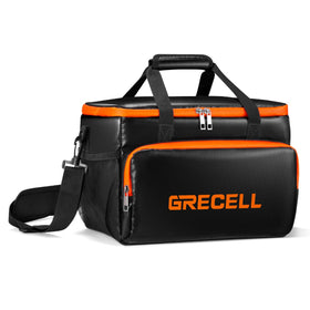 GRECELL fireproof carrying case front view protecting power stations.
