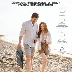 GRECELL outdoor-ready panel operates under bright sun.