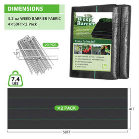 Gree-Mac garden bed weed suppression highlights efficient setup.