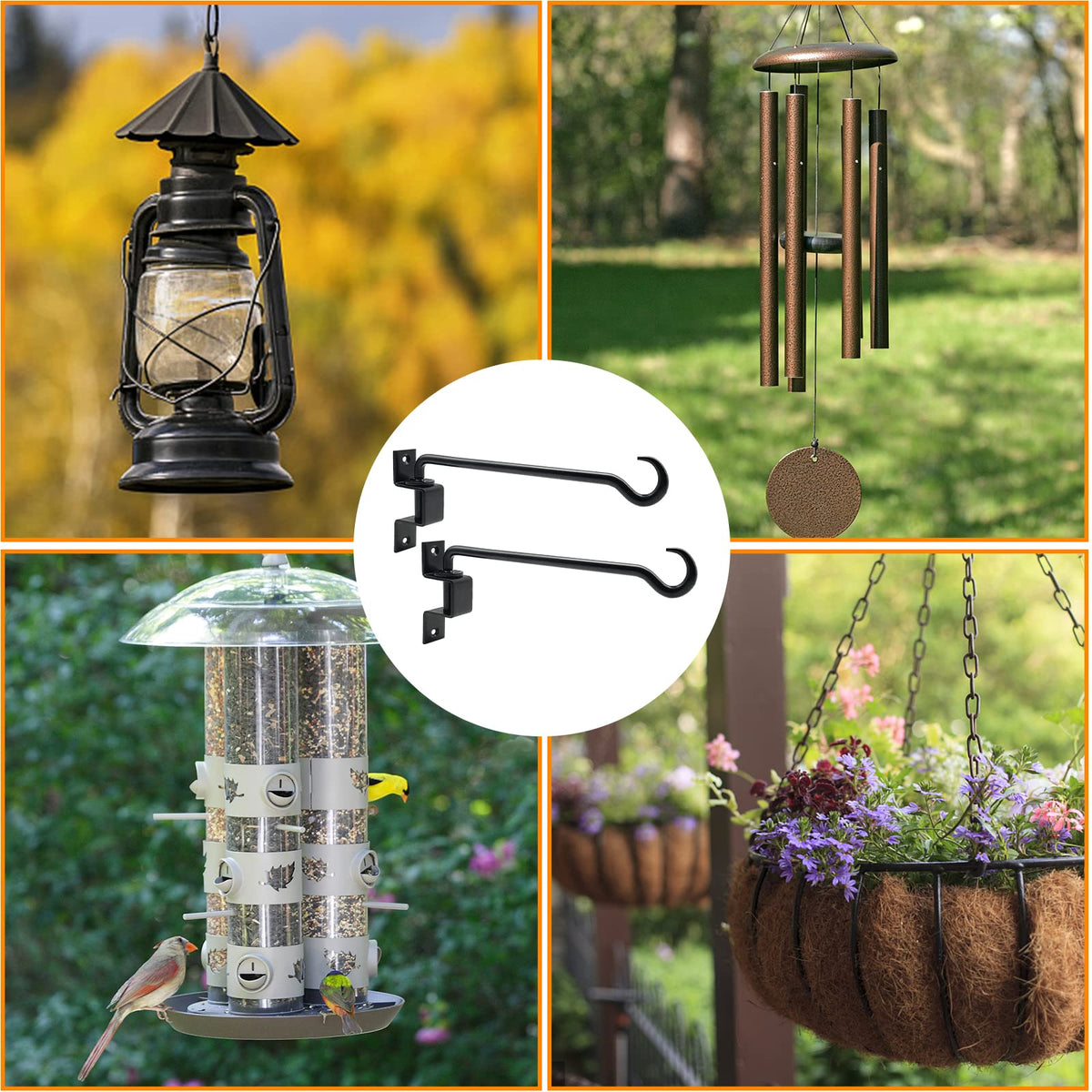 Greemov swivel plant hanger heavy-duty up to 60 lbs for large planters.