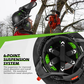GREEN DEVIL helmet 6 point suspension for comfortable secure fit