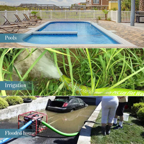 G green EXPERT 100 ft length offers flexible, portable drainage.