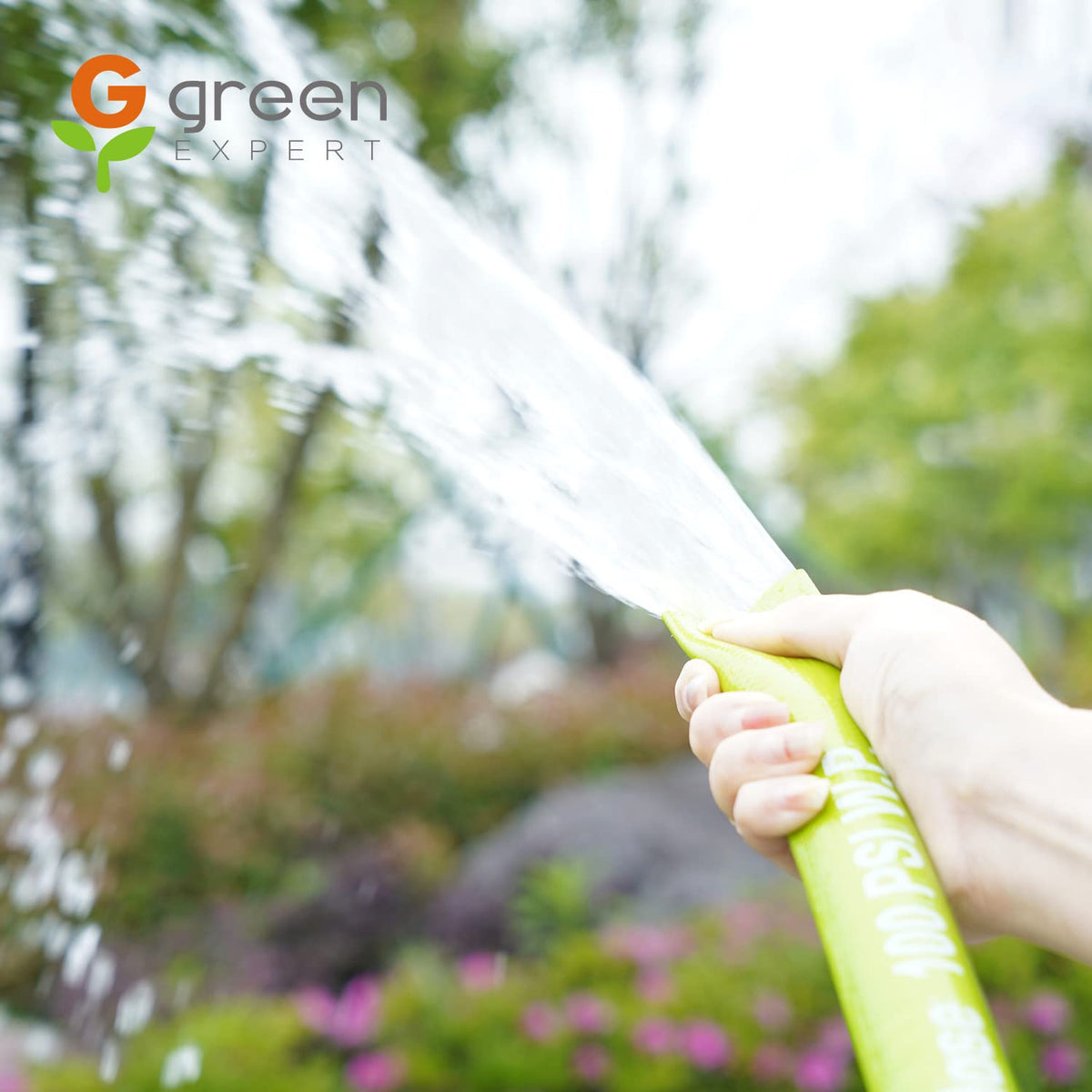 G green EXPERT sump pump discharge hose for reliable water transfer.