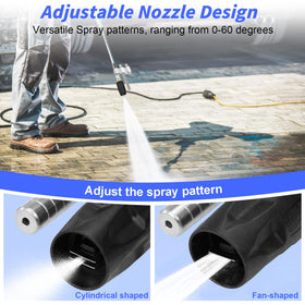 Green Living remote atomization reaches up to 50 feet for hard-to-reach areas.