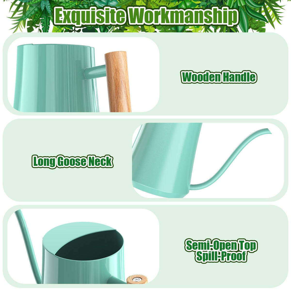 Green Moon tabletop bonsai watering can for precise care