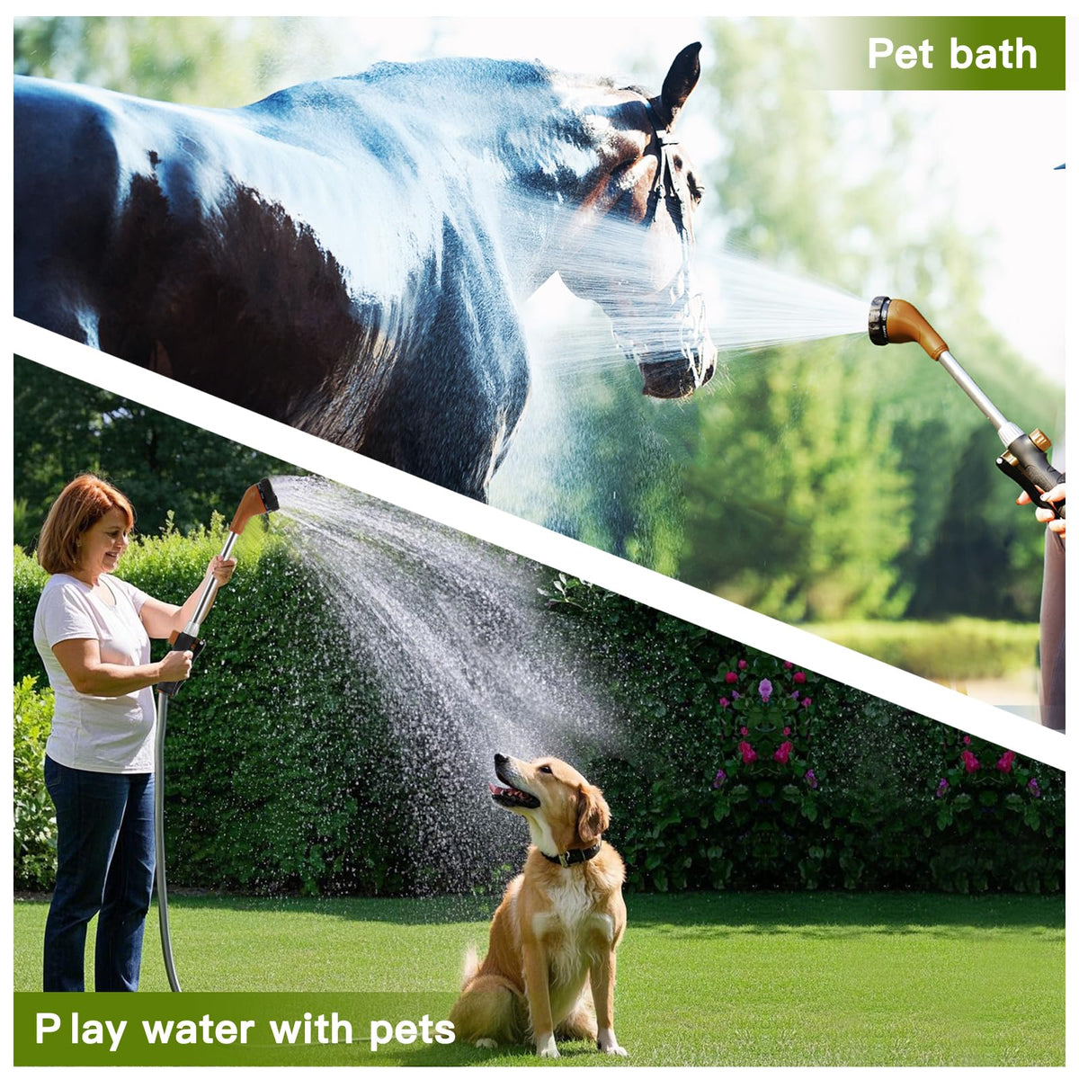 GREEN MOUNT Watering Wand soaker pattern for potted plants