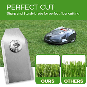 Green Piece replacement blades and screws pack for quick swaps.