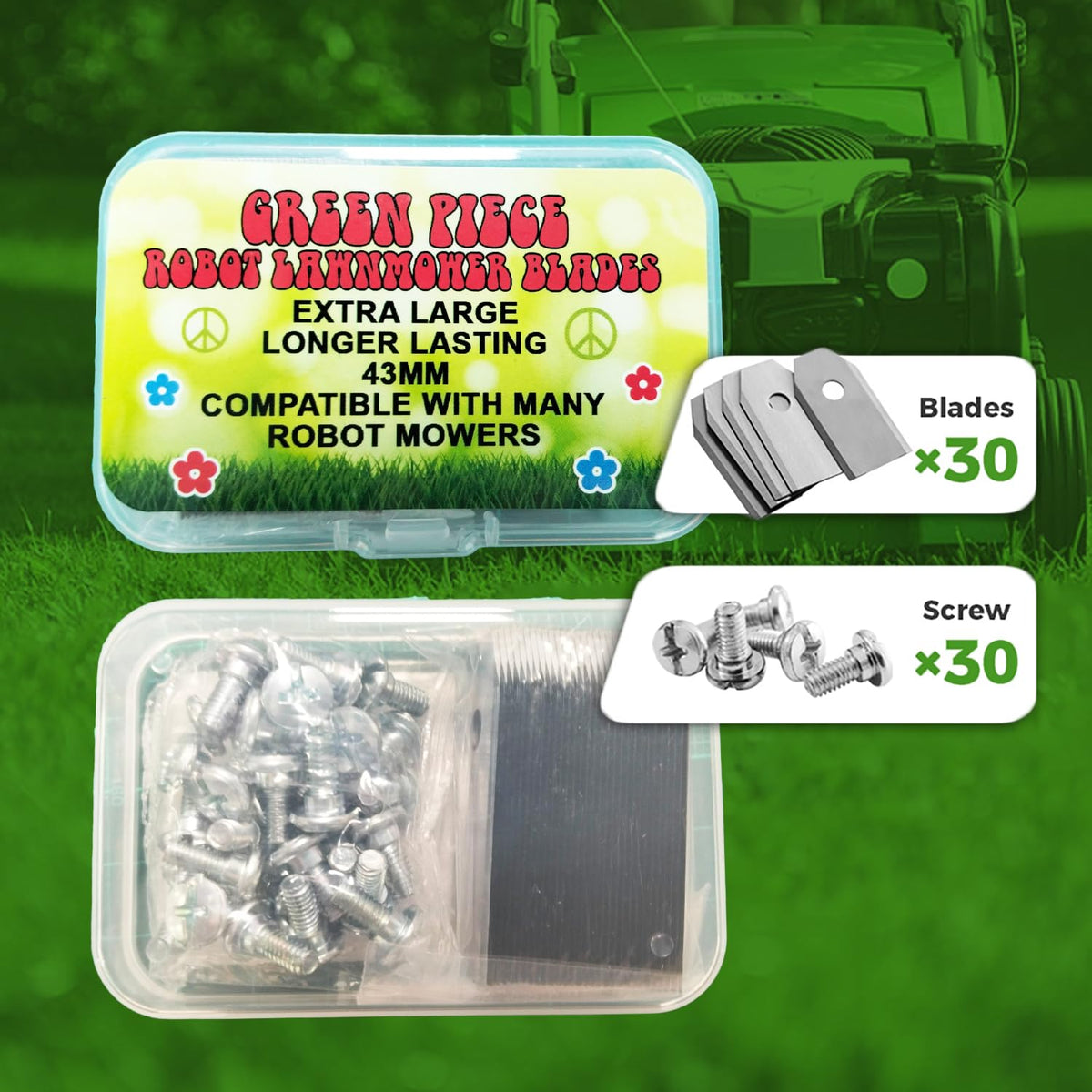 Green Piece quality blades backed by responsive customer care.