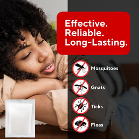 Greenbase 45-day pouch offers extended, scent-based mosquito deterrence for spaces.