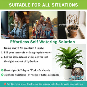 GreenShip durable ABS plastic supports indoor and outdoor use with fertilizers.