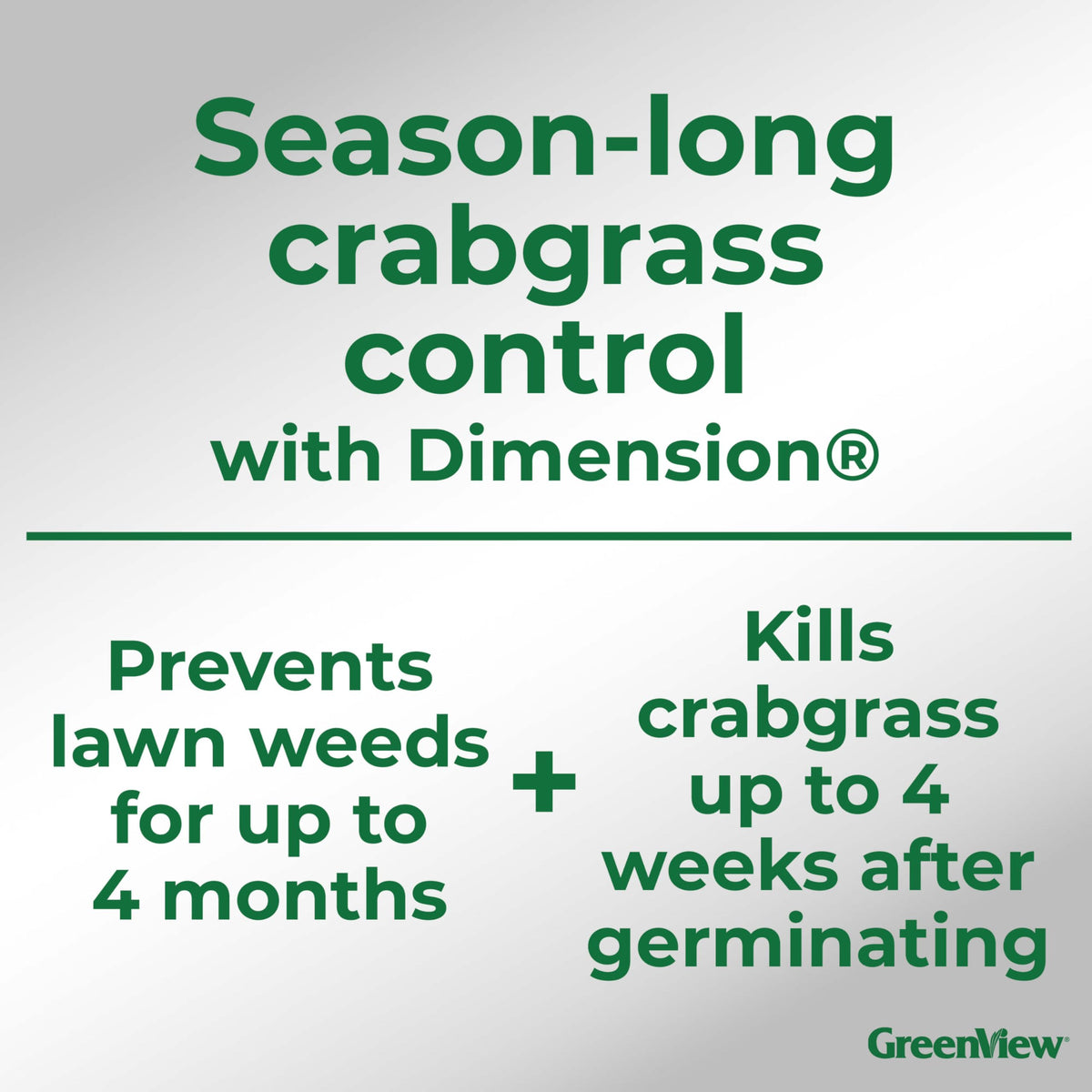 GreenView fertilizer delivers fast green-up color on a thriving lawn