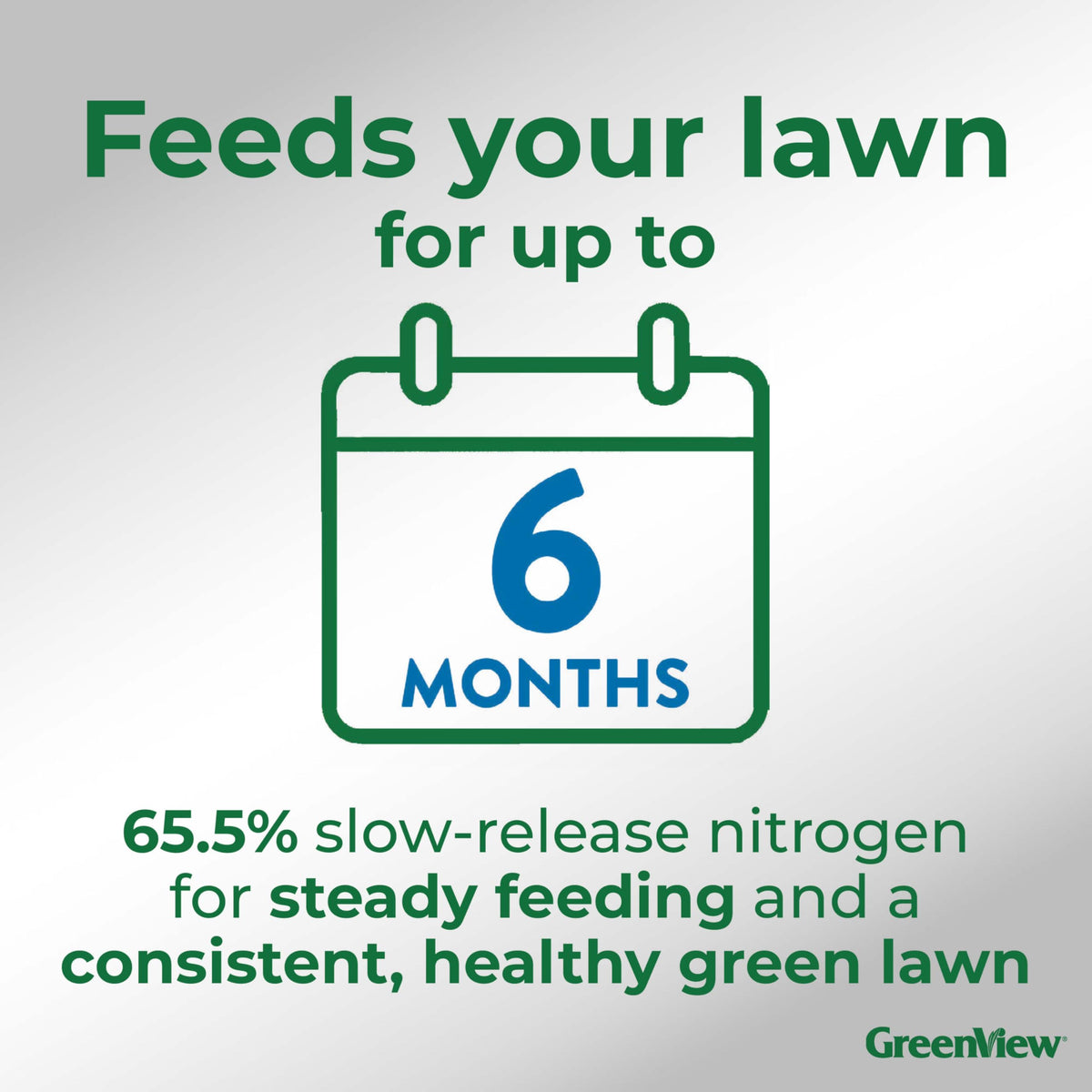 GreenView slow-release nitrogen granules provide long-lasting lawn nourishment