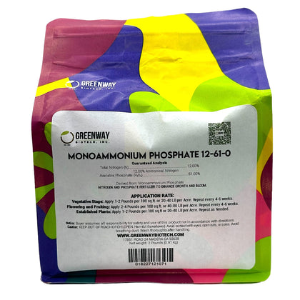 Greenway Biotech Monoammonium Phosphate bottle pour for fast nutrient uptake in hydroponics