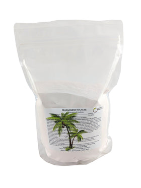 Greenway Biotech manganese sulfate monohydrate applied to palm trees for healthy foliage.