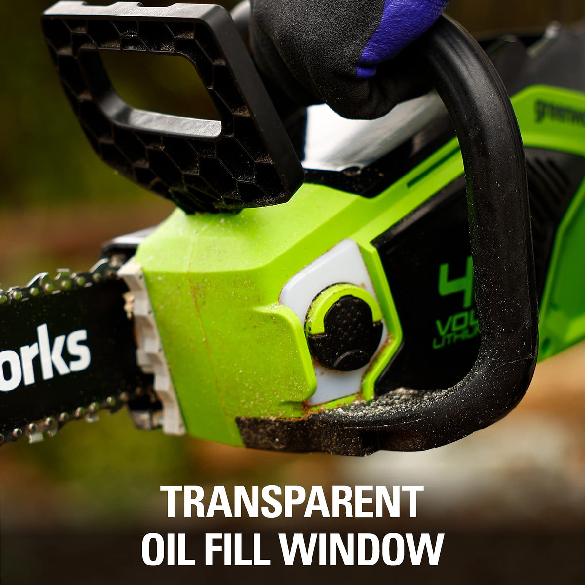 Fast charger powers the battery for quicker project readiness.