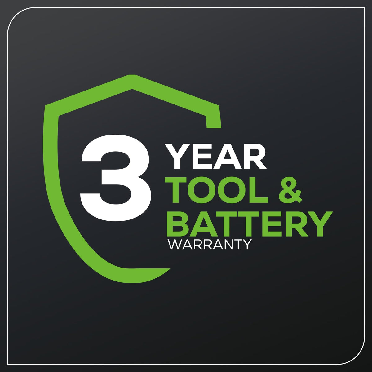Battery and charger included in packaging for immediate cordless use