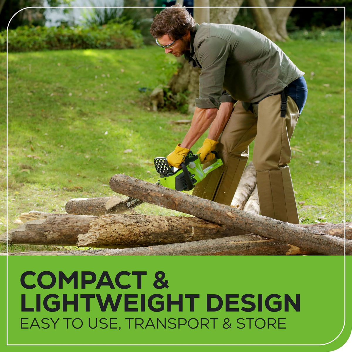 Close-up of Greenworks brushless motor highlighting efficiency and durability