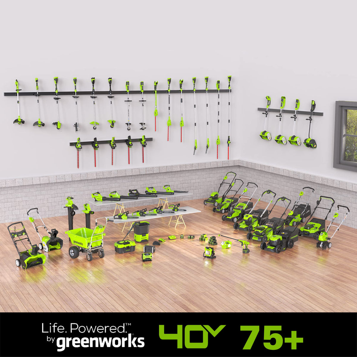 Greenworks 40V blower tool-only box confirms battery and charger sold separately