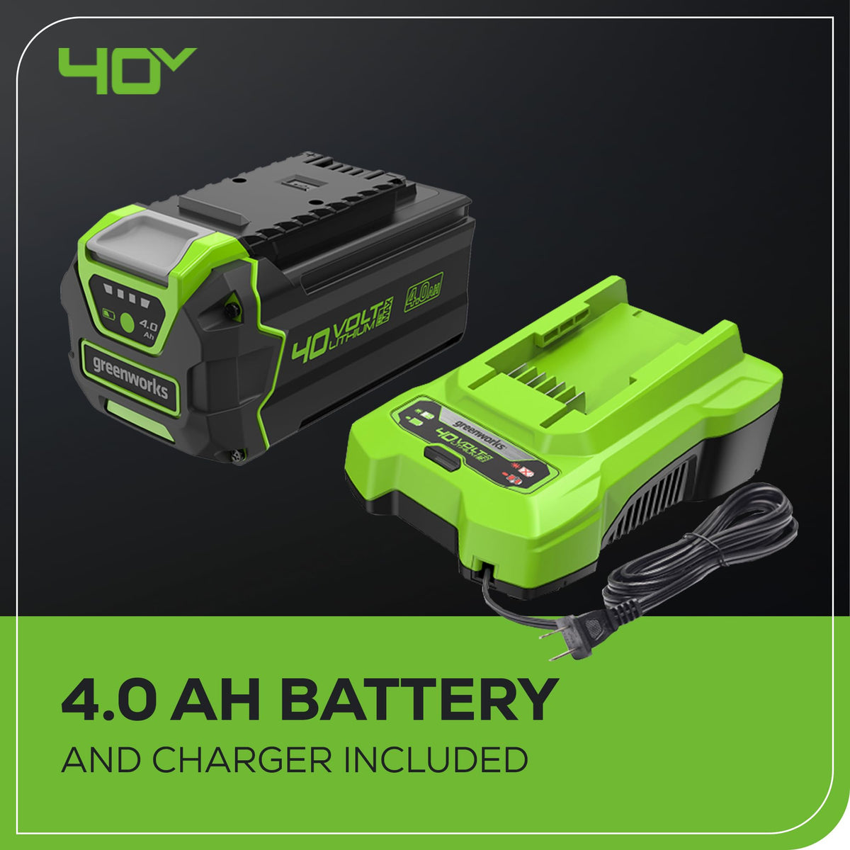 Greenworks 40V leaf blower quiet-operation highlights library-level 78dB performance.