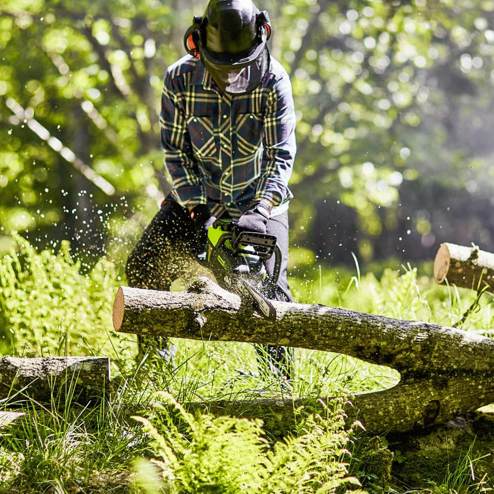 Greenworks Pro quiet, emission-free yard tool ideal for residential spaces.