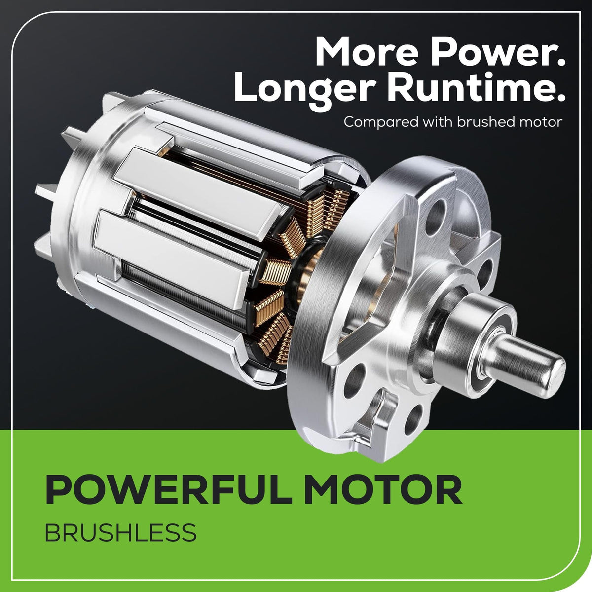 Greenworks 80V 21-inch mower steel deck close-up highlighting durability.