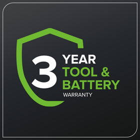 Greenworks auto-feed spool and line reduce interruptions during trimming.