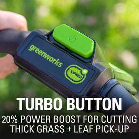 Greenworks second 4Ah USB battery pack extends yard session time