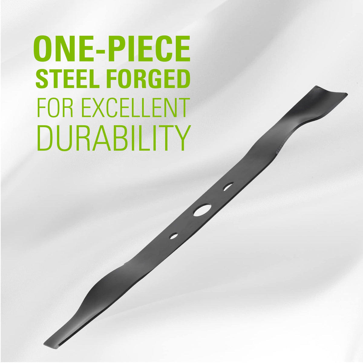 Greenworks blade length 19.69 inches ensures precise fit.