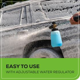 Greenworks cast aluminum pump ensures durable, long-lasting cleaning performance