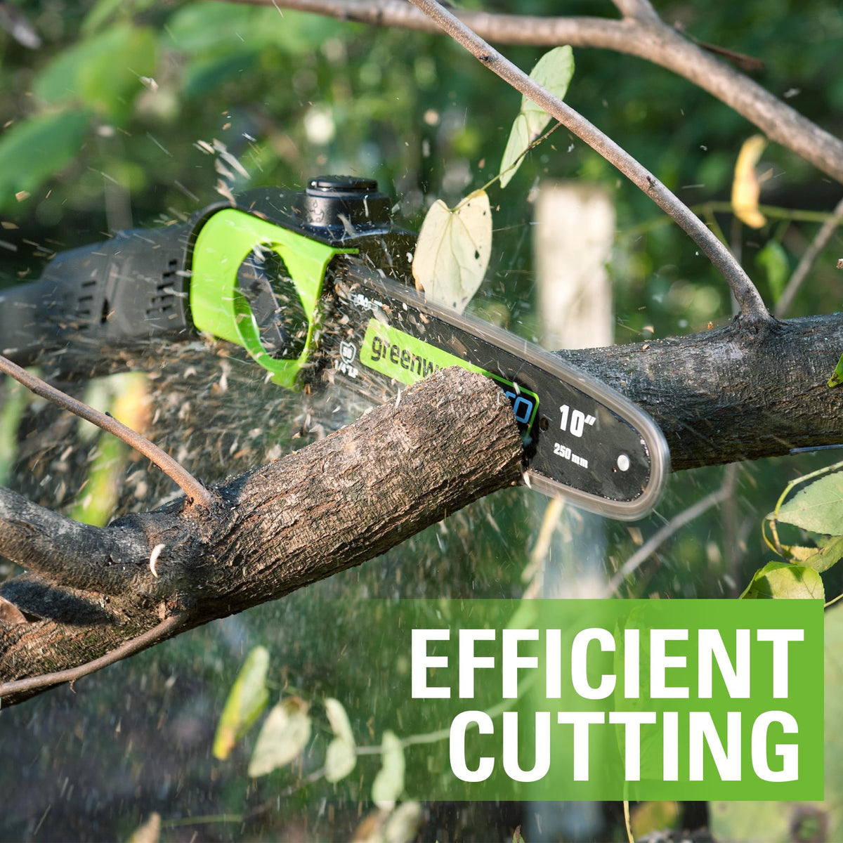 Greenworks 58 drive links ensure consistent chain tension and fit.