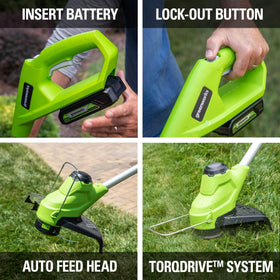Greenworks dual USB charger powers two batteries simultaneously