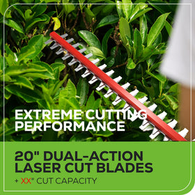 Greenworks easy tensioning keeps the polesaw chain tight during use.