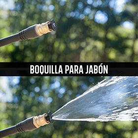 Greenworks nozzle tips with one-quarter-inch quick-connect for fast changes.
