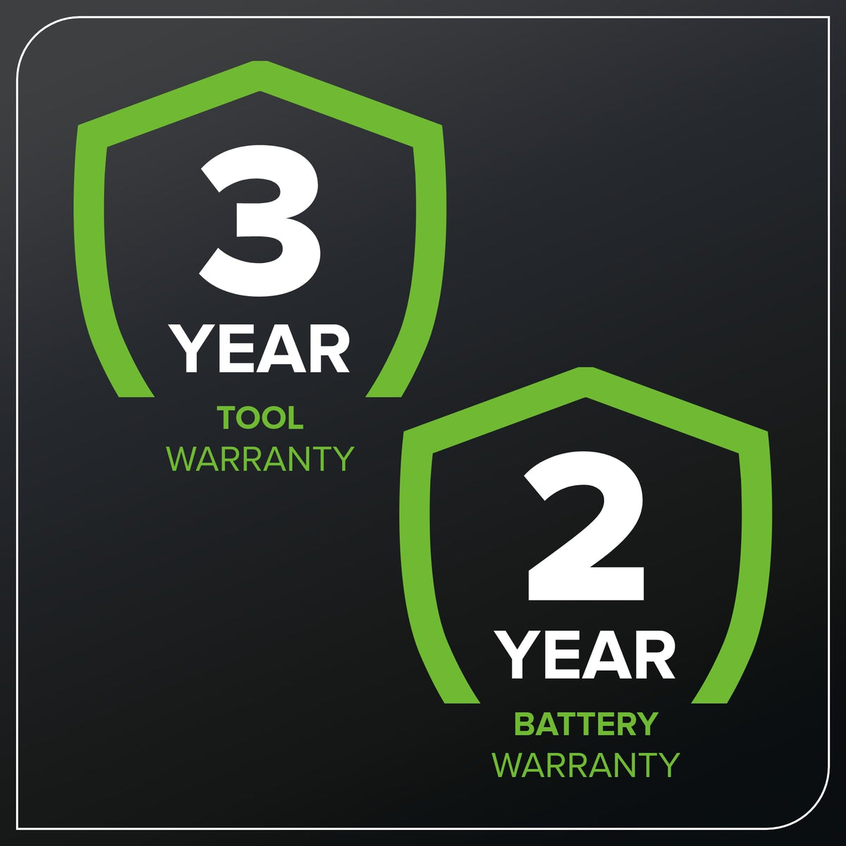 Greenworks storage stand supports wall mounting for easy garage organization.