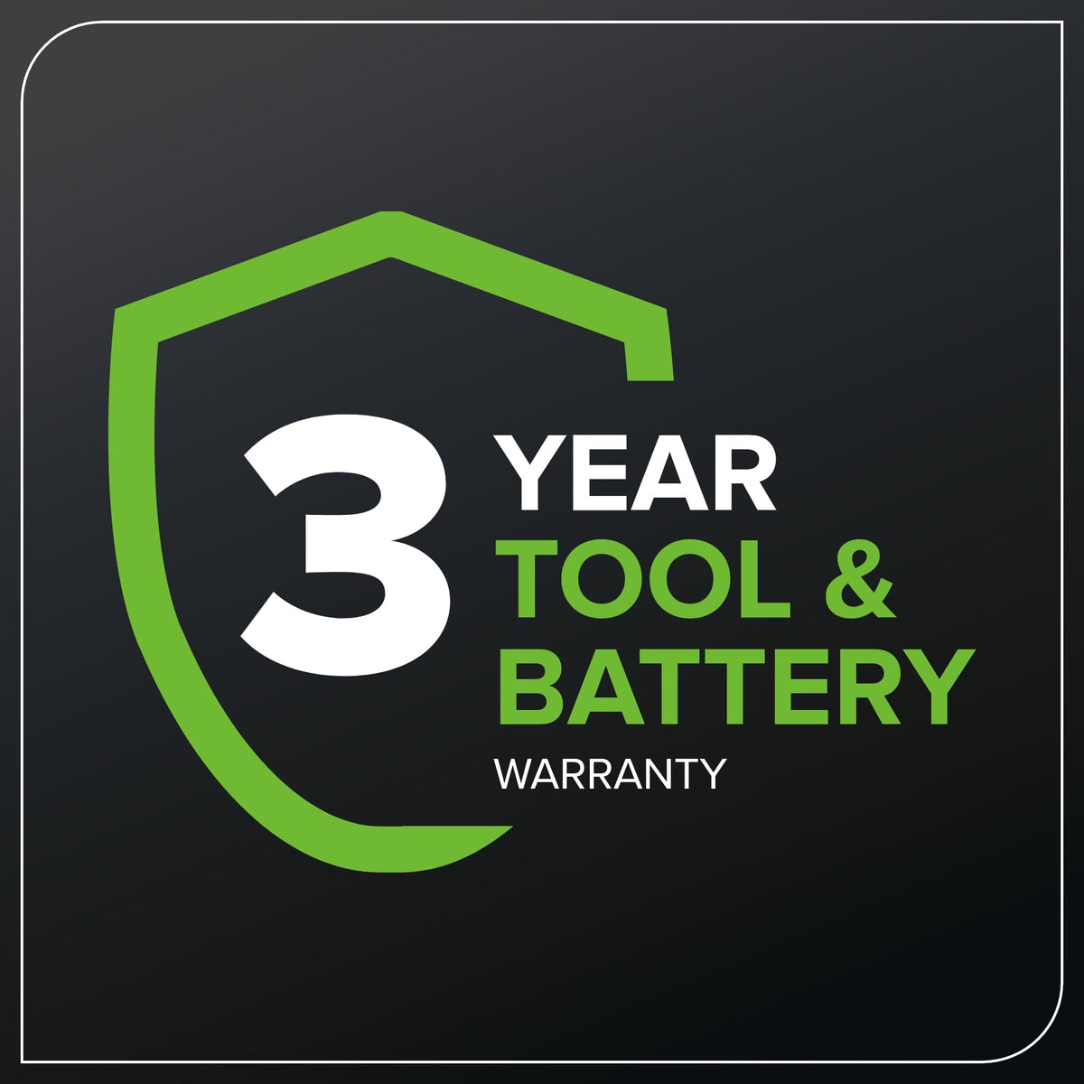 Greenworks tool-less chain tensioning simplifies maintenance and setup.