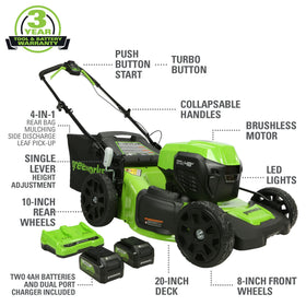 Greenworks 12-inch trimmer with 3-piece shaft for easy reach