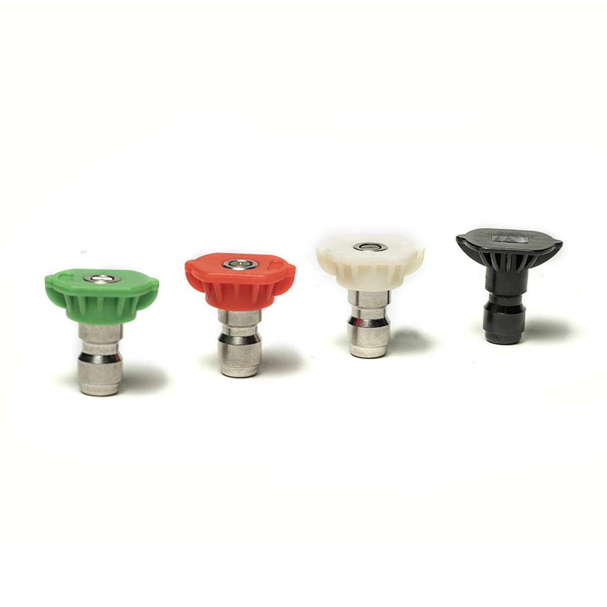 Greenworks universal nozzle tips 0-degree for powerful cleaning precision on tough surfaces.