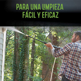 Greenworks compatibility across most 2000 PSI pressure washers for versatility.