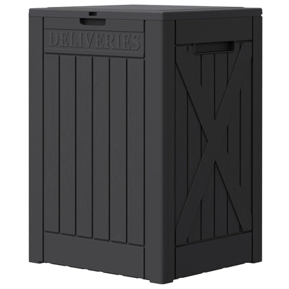 Greesum 52-gallon outdoor package box front view showing large delivery capacity.